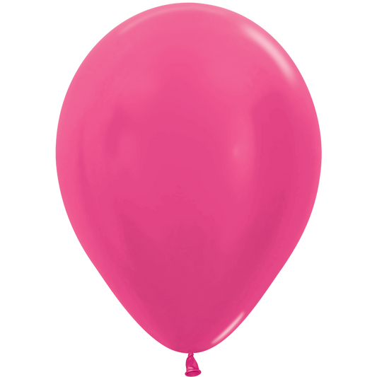 SEMPERTEX 11" METALLIC FUCHSIA 25/BAG