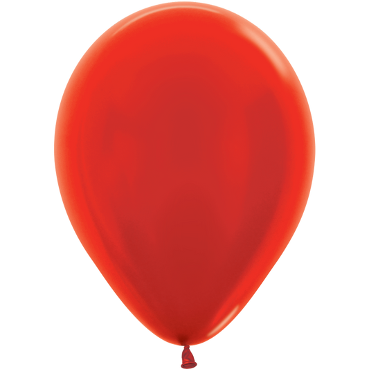 11" METALLIC RED 100/BAG