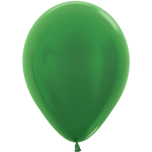 SEMPERTEX 11" METALLIC GREEN 25/BAG