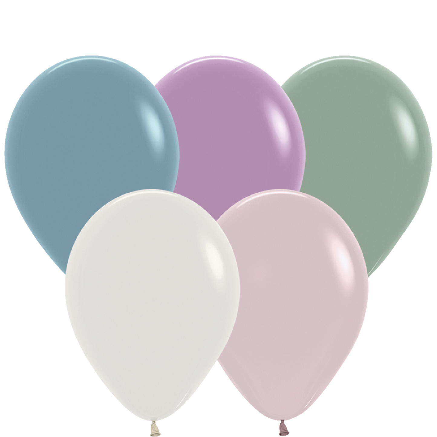 SEMPERTEX 11" PASTEL DUSK ASSORTMENT 25/BAG