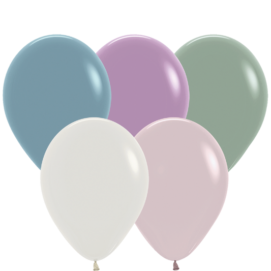 SEMPERTEX 11" PASTEL DUSK ASSORTMENT 25/BAG