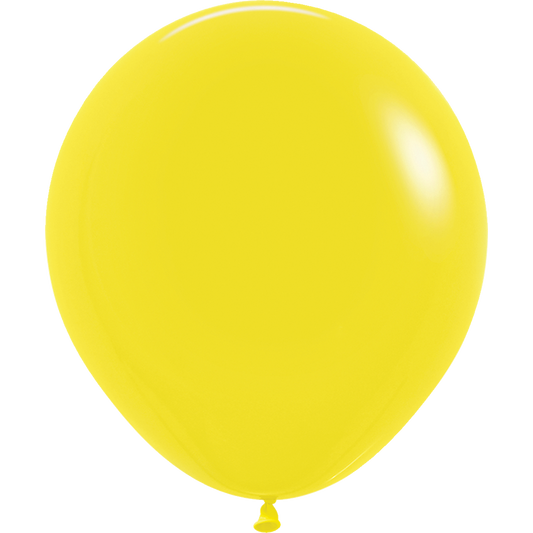 SEMPERTEX 18" FASHION YELLOW 6/BAG