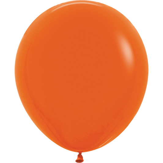 SEMPERTEX 18" FASHION ORANGE 6/BAG