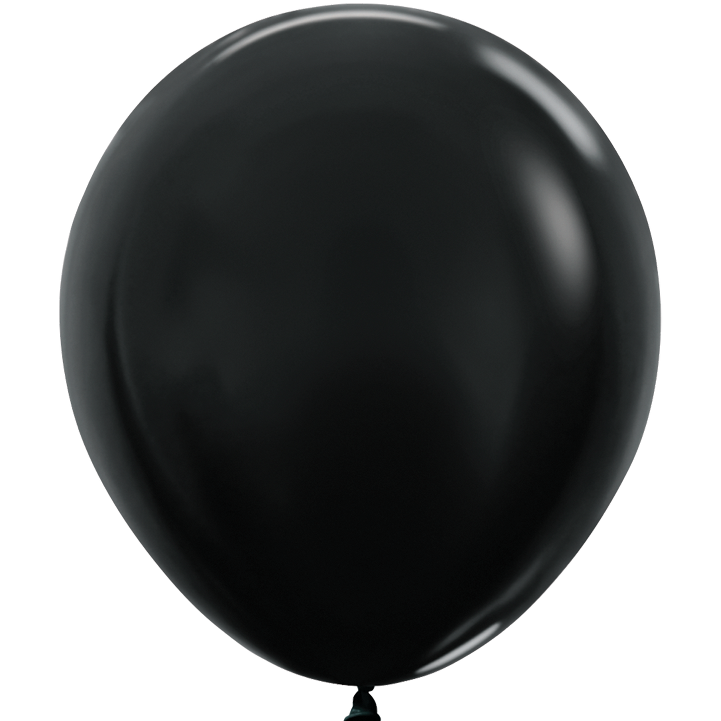 SEMPERTEX 18" METALLIC BLACK 6/BAG