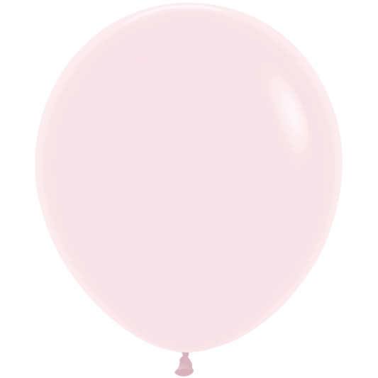 SEMPERTEX 18" PASTEL MATTE PINK 6/BAG
