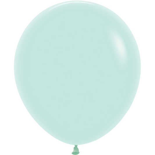 SEMPERTEX 18" PASTEL MATTE GREEN 6/BAG