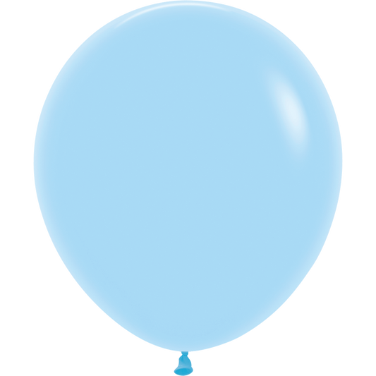 SEMPERTEX 18" PASTEL MATTE BLUE 6/BAG