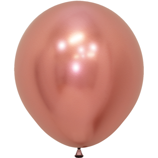 SEMPERTEX 18" REFLEX ROSE GOLD 6/BAG