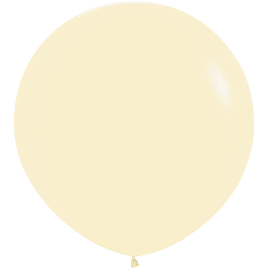 SEMPERTEX 3' PASTEL MATTE YELLOW 2/BAG