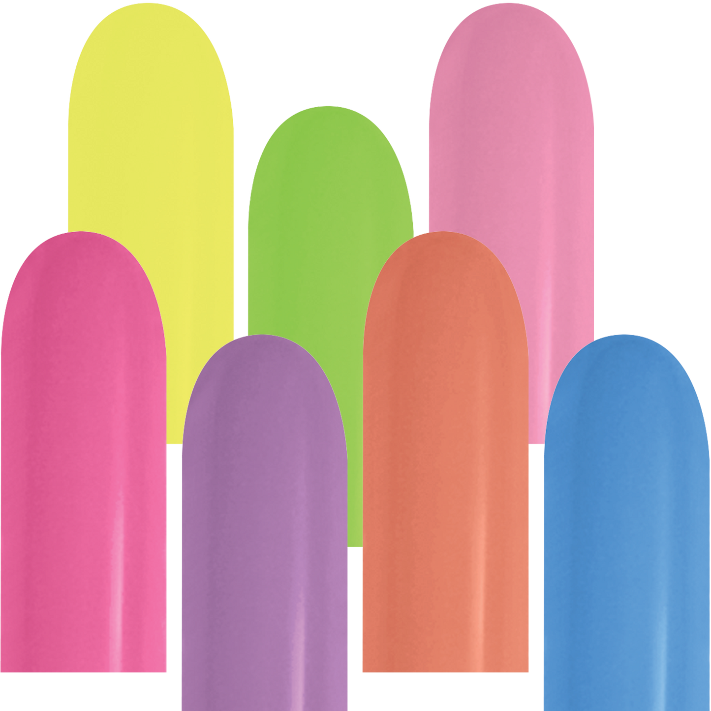 SEMPERTEX 260 NEON ASSORTMENT 100/BAG