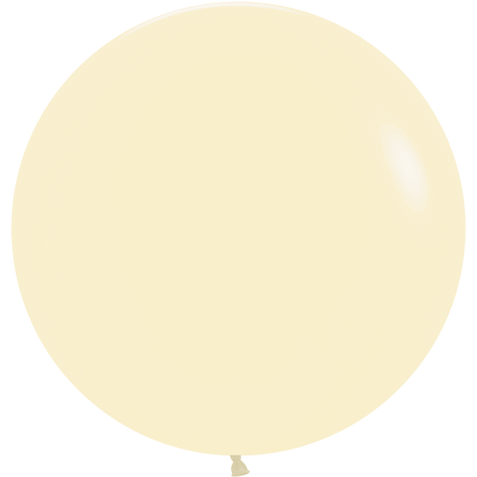 SEMPERTEX 24" PASTEL MATTE YELLOW 3/BAG