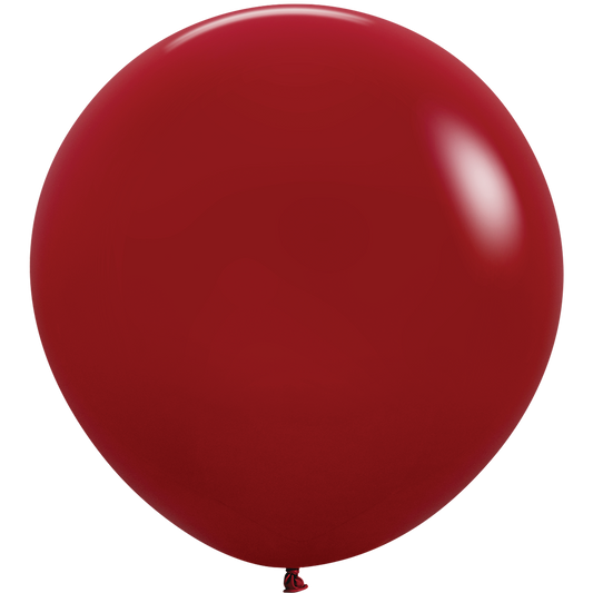 SEMPERTEX 24" DELUXE IMPERIAL RED 3/BAG