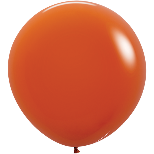 SEMPERTEX 24" DELUXE SUNSET ORANGE 3/BAG