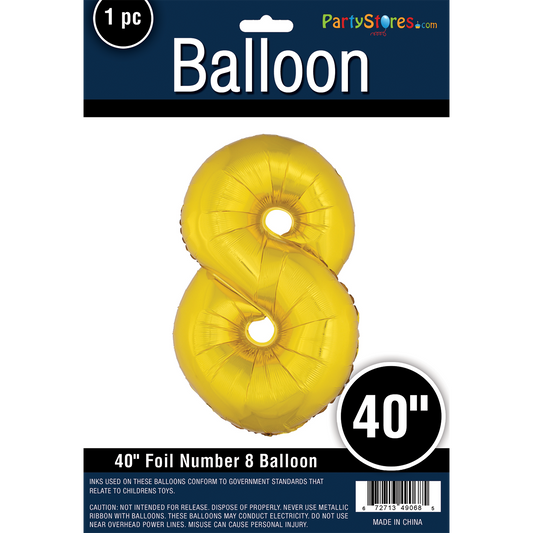 40" GOLD SUPERS 8