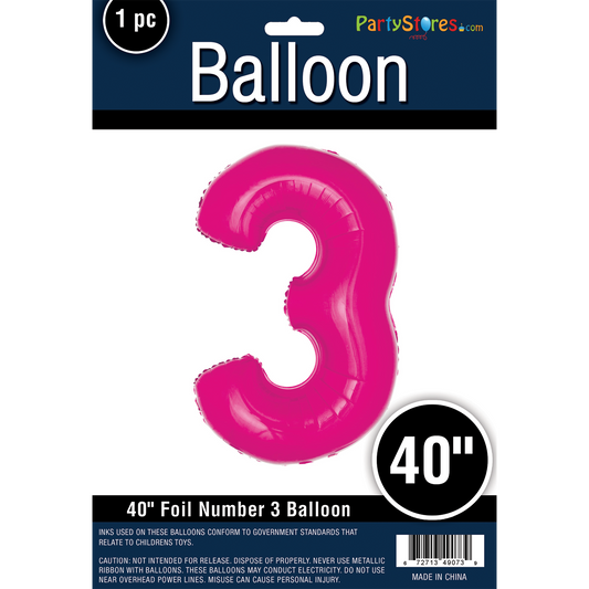 40" PINK SUPER 3