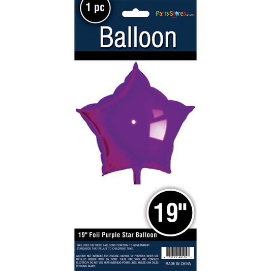 19" STAR PURPLE