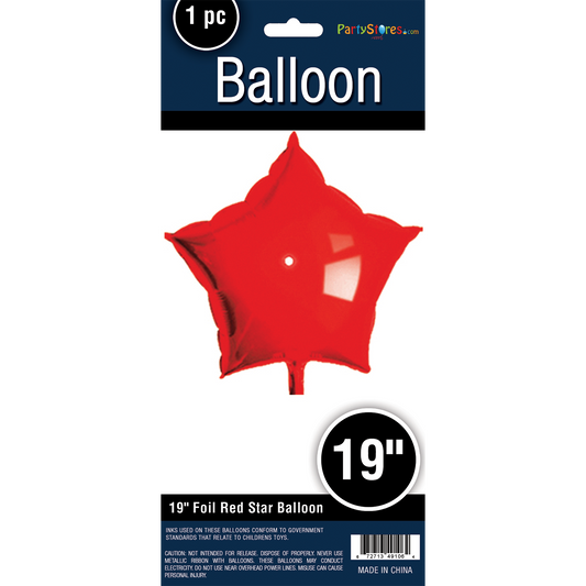 19" STAR RED