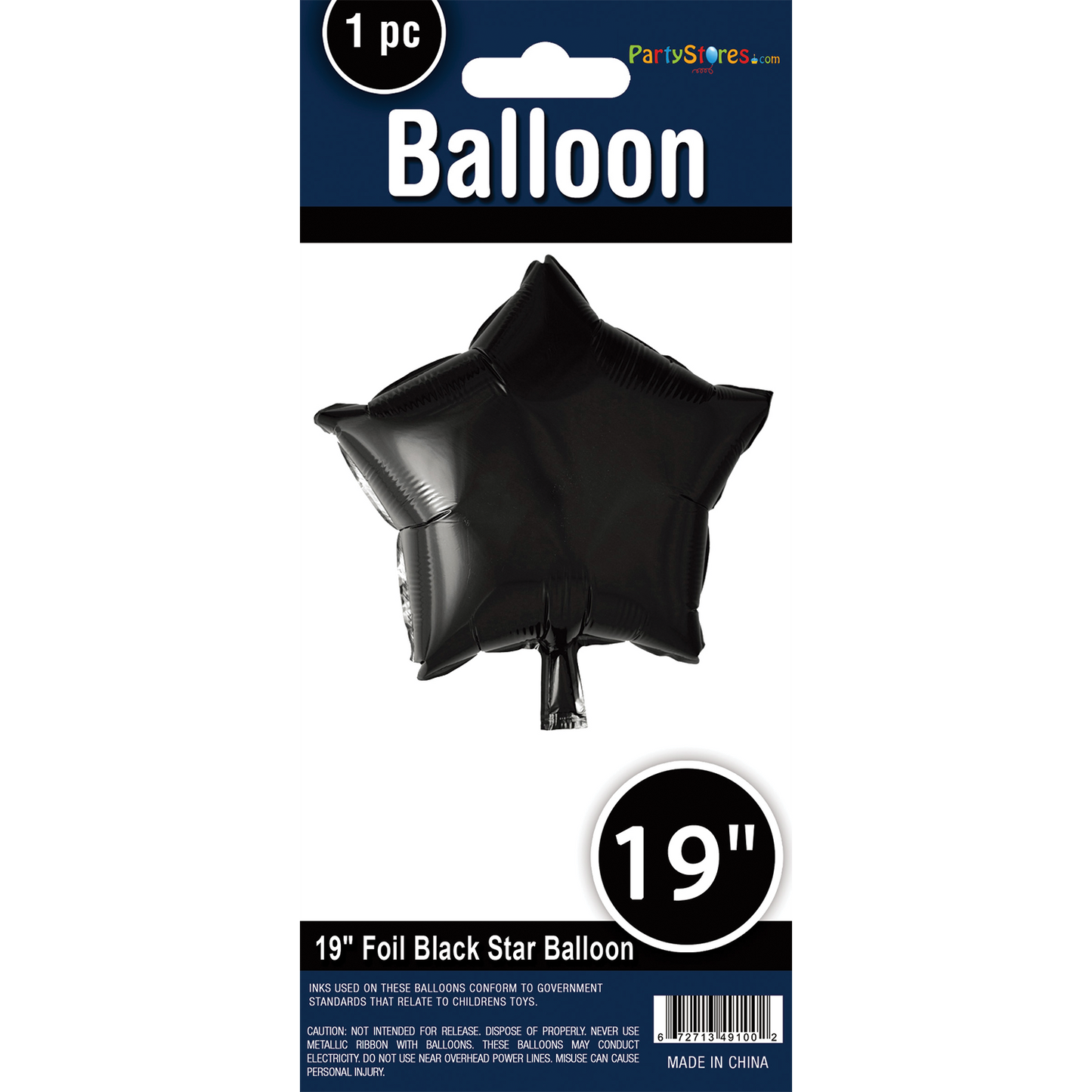 19" STAR BLACK