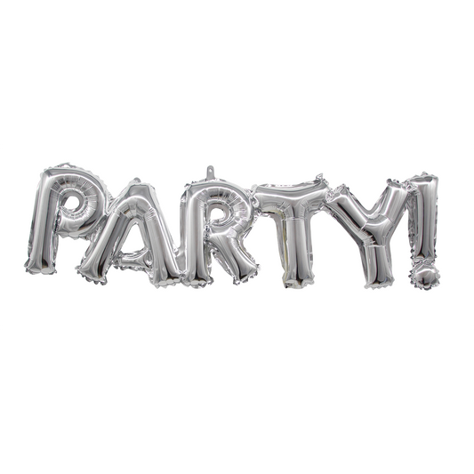 16" PARTY! SILVER PHRASE