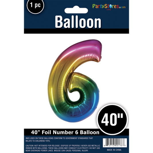 40" RAINBOW SUPER 6