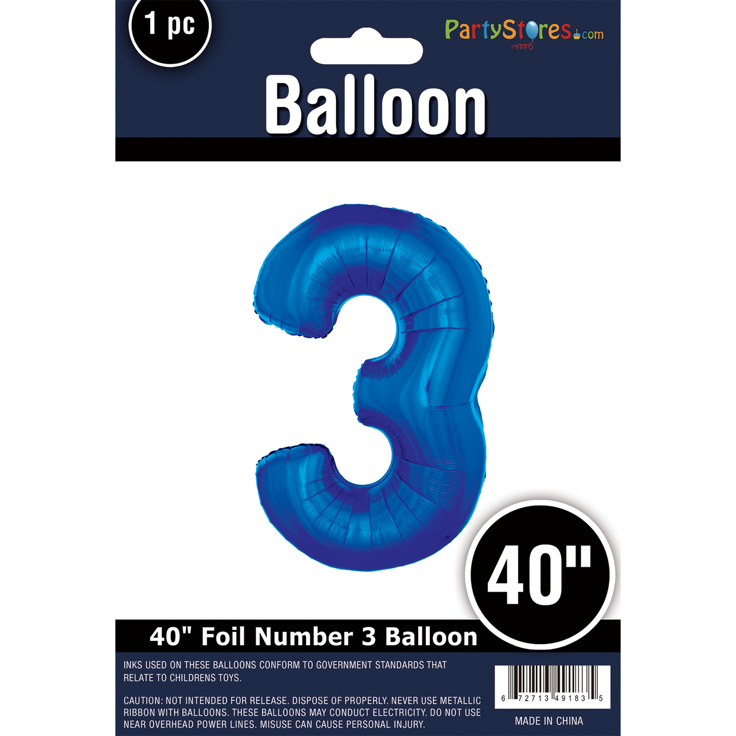 40" BLUE SUPER 3