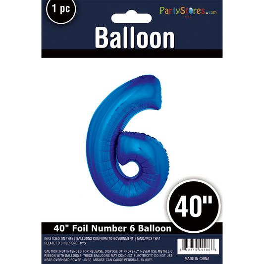 40" BLUE SUPER 6