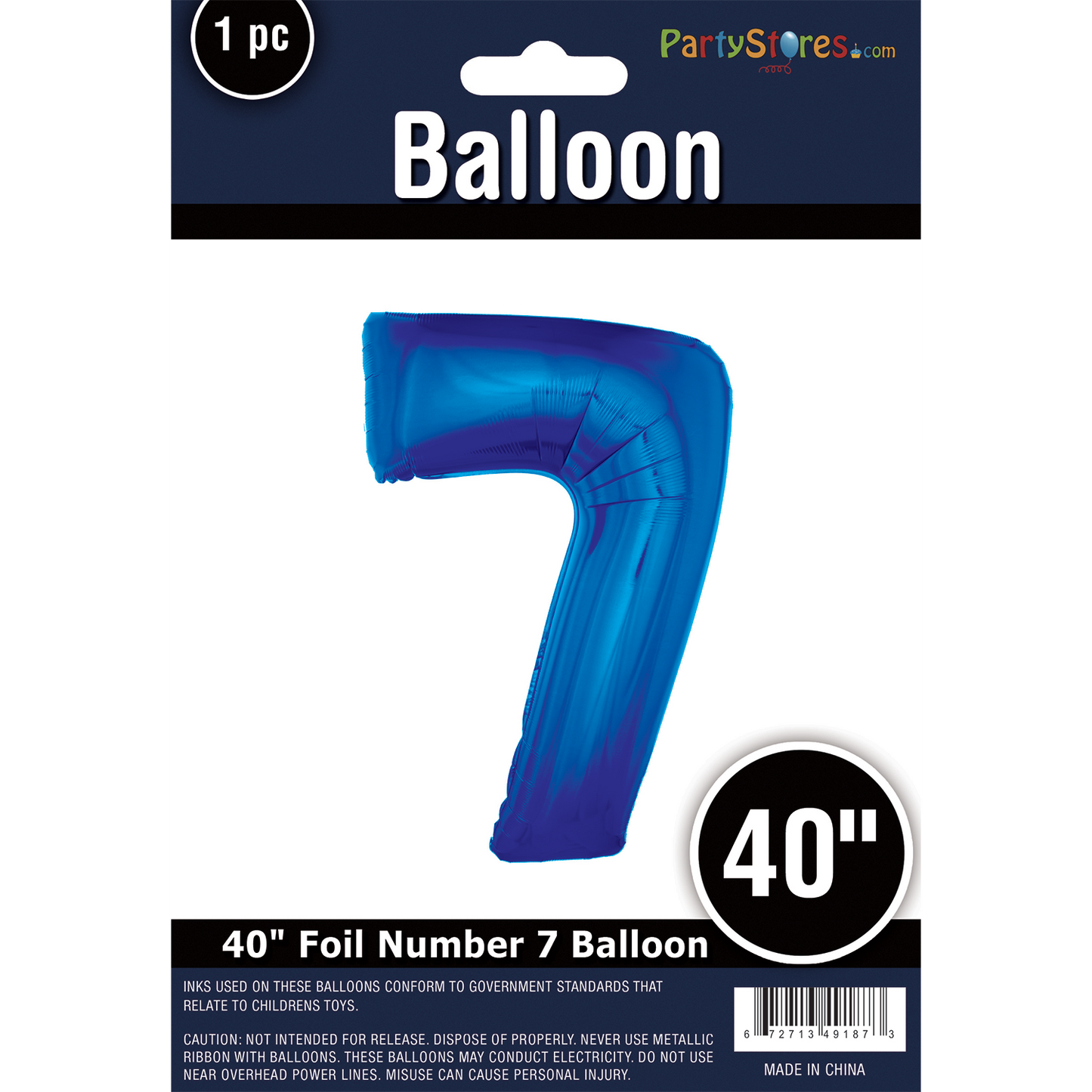 40" BLUE SUPER 7