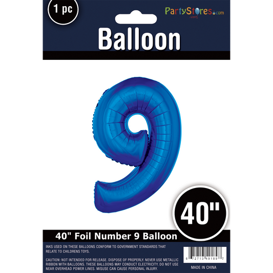40" BLUE SUPER 9