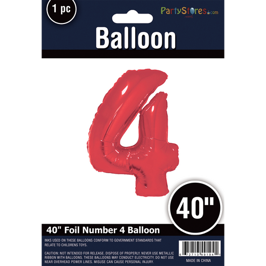 40" RED SUPER 4