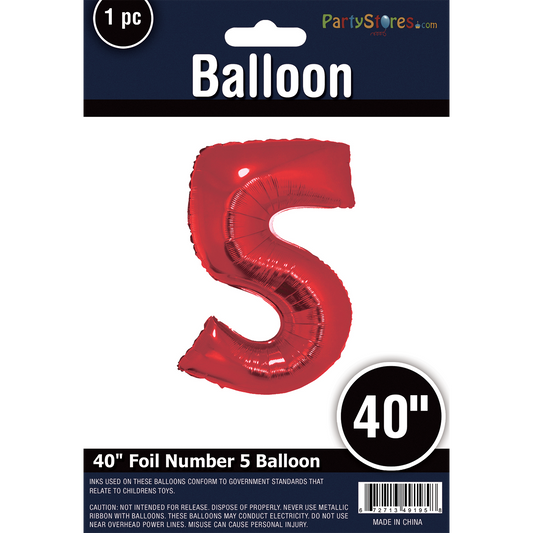 40" RED SUPER 5