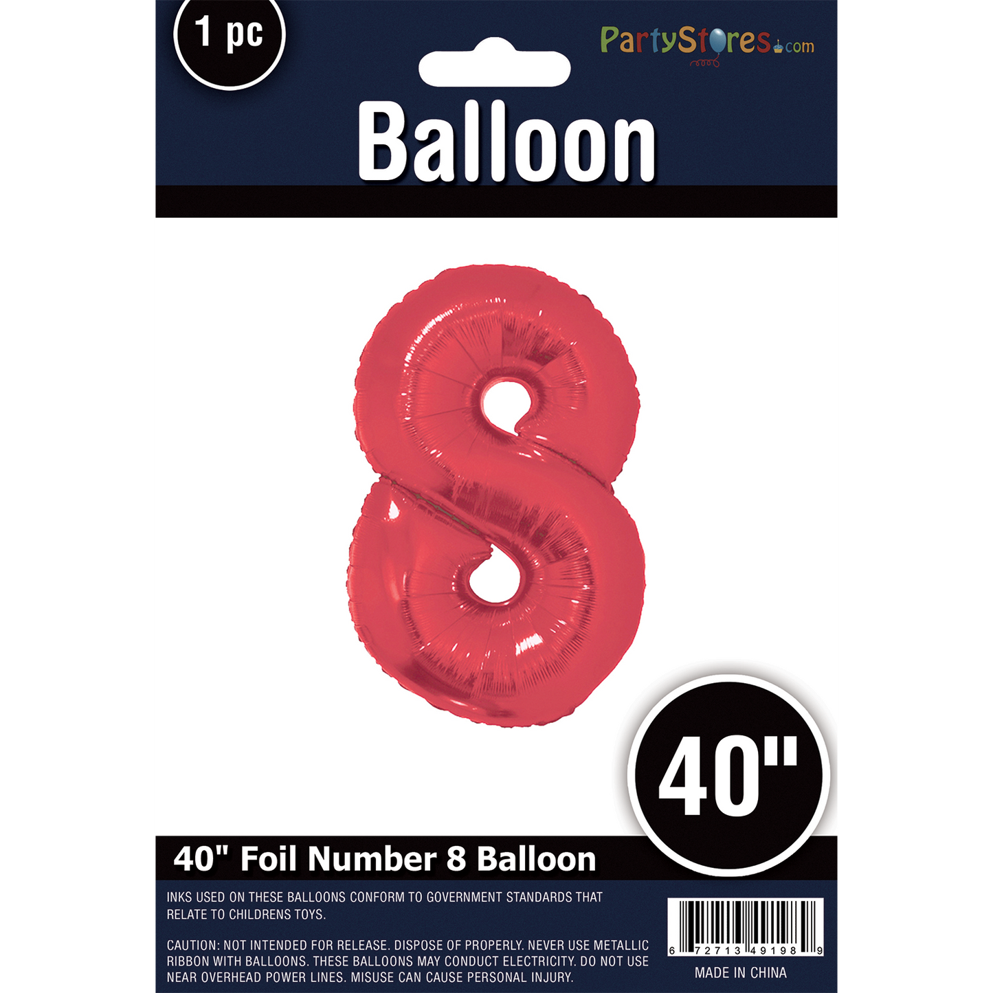 40" RED SUPER 8