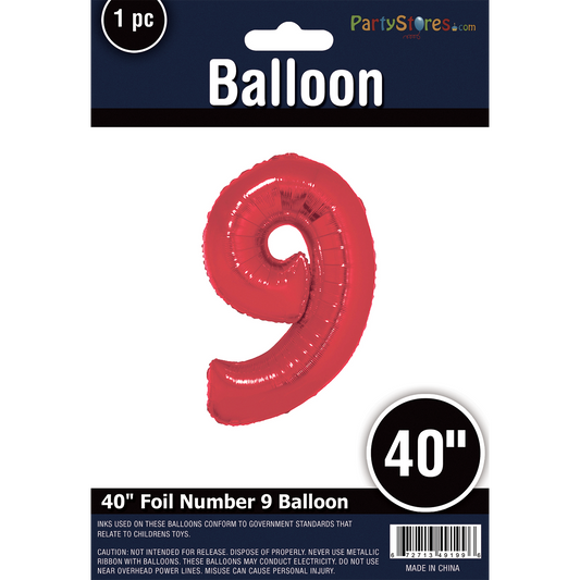 40" RED SUPER 9