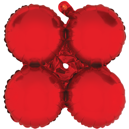 30" QUAD RED