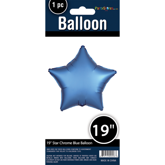 19" STAR CHROME BLUE