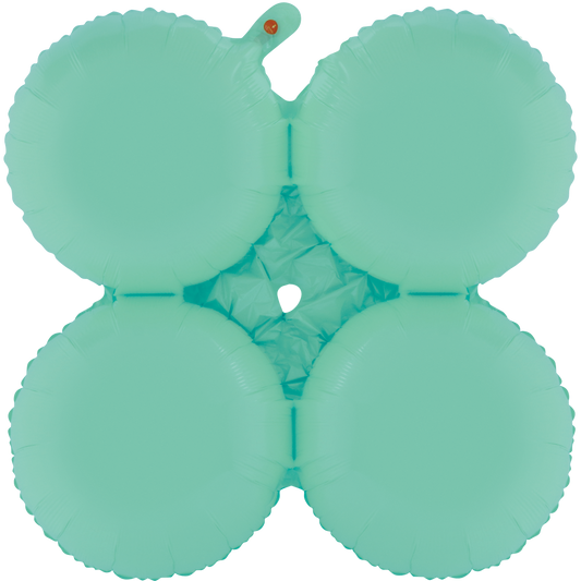 17" MACARON SEAFOAM QUAD