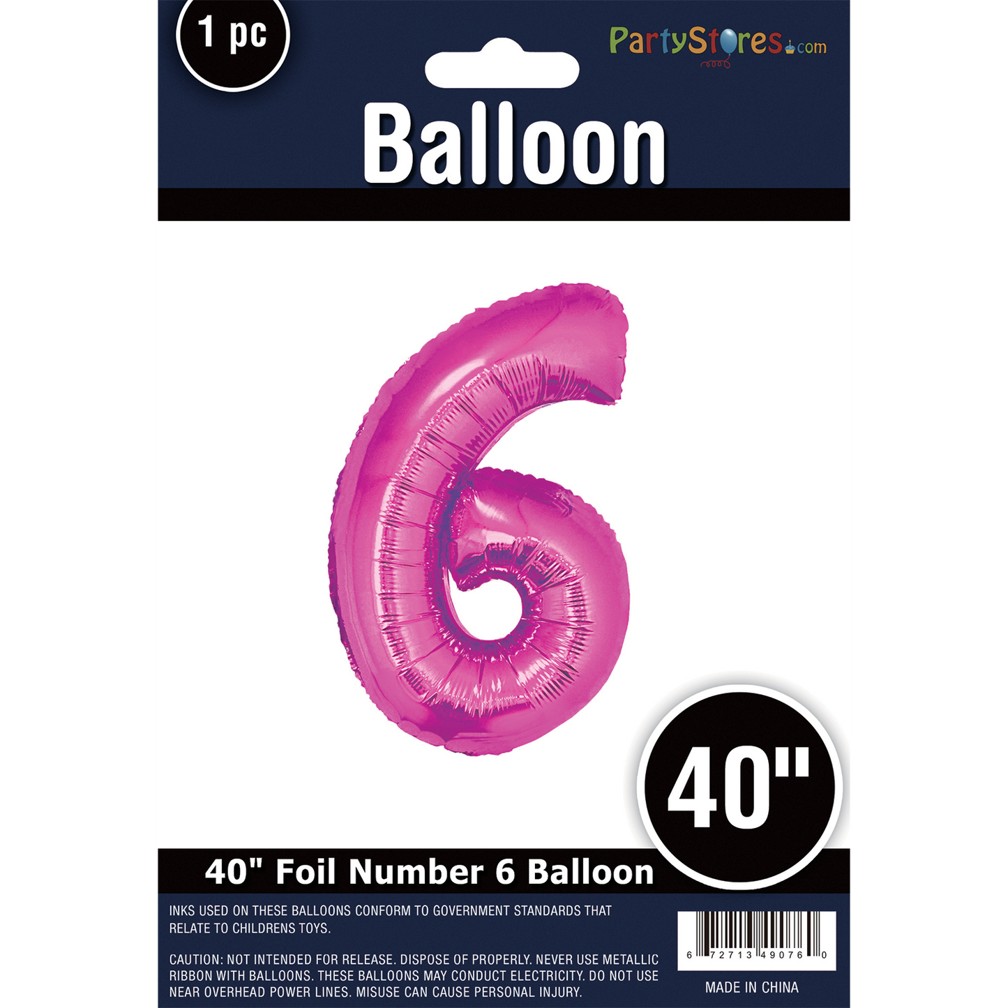 40" PINK SUPER 6