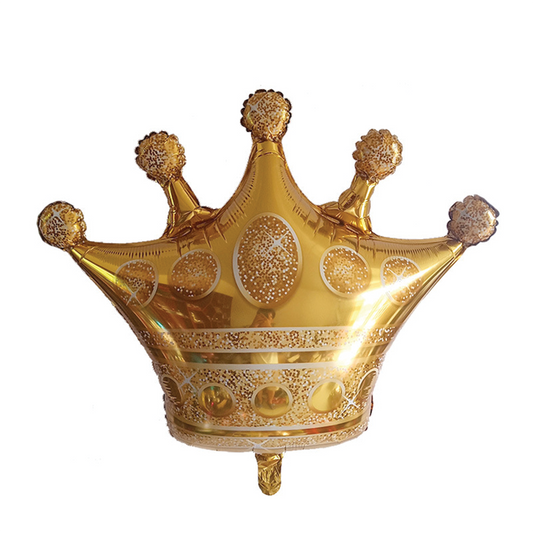 29" CROWN BALLOON GOLD