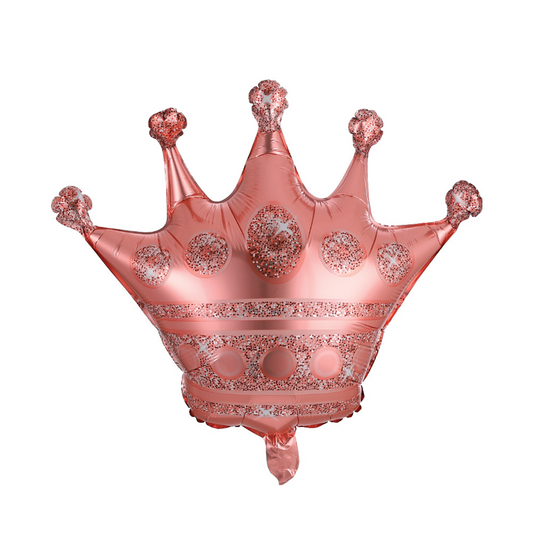 29" CROWN BALLOON ROSE GOLD