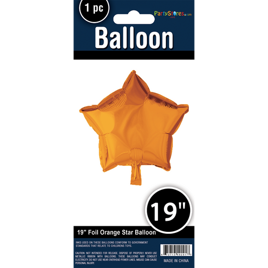 19" STAR ORANGE