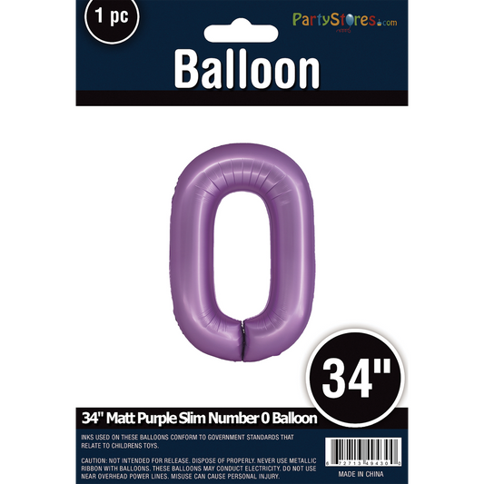34" SLIM MATTE PURPLE  SHAPE 0