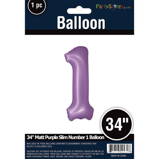 34" SLIM MATTE PURPLE  SHAPE 1