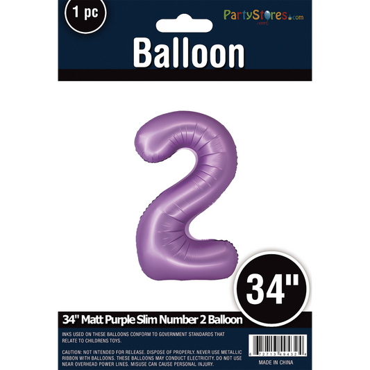 34" SLIM MATTE PURPLE  SHAPE 2