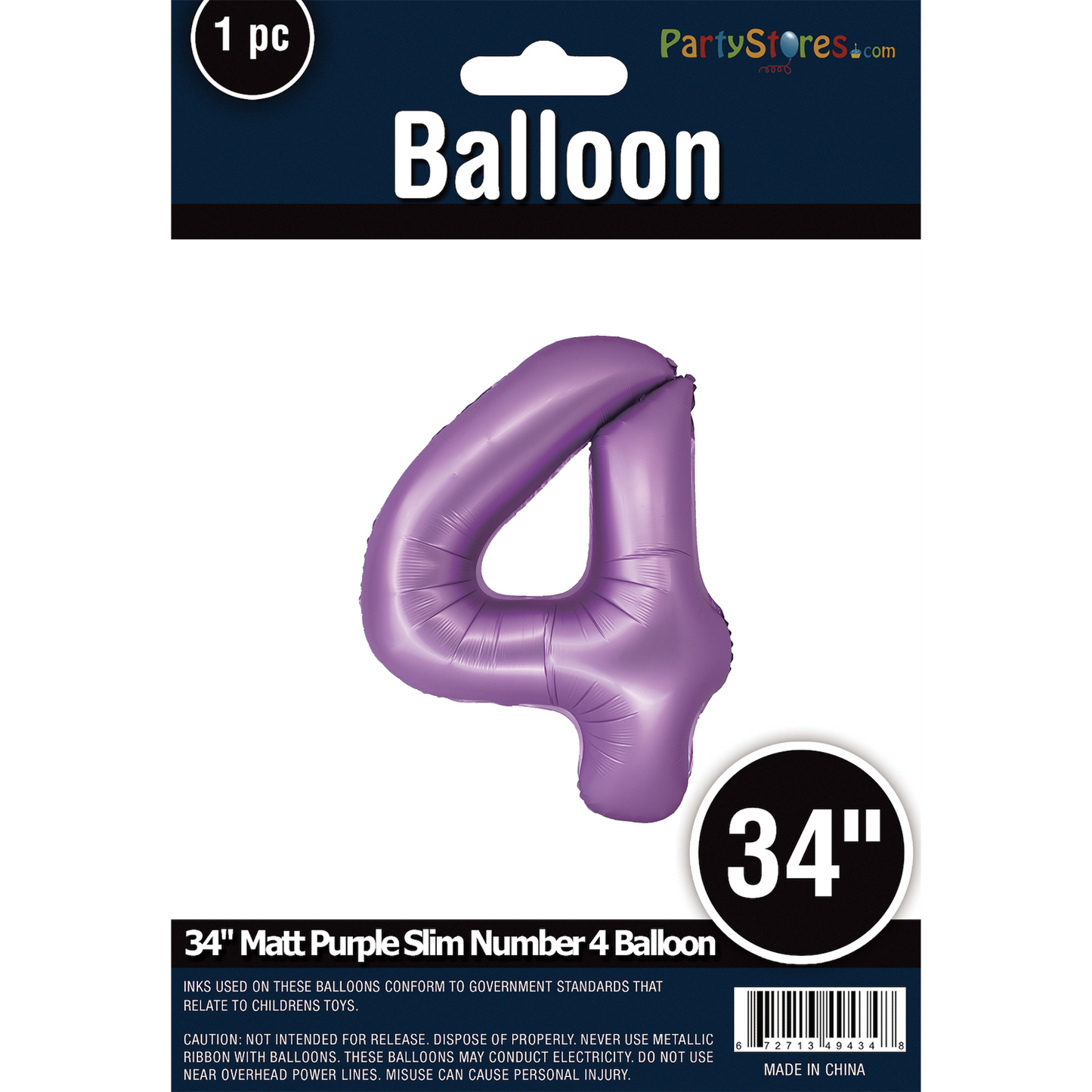 34" SLIM MATTE PURPLE  SHAPE 4