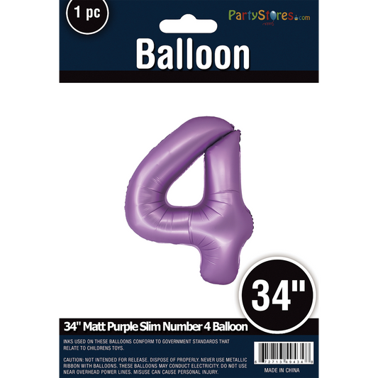 34" SLIM MATTE PURPLE  SHAPE 4