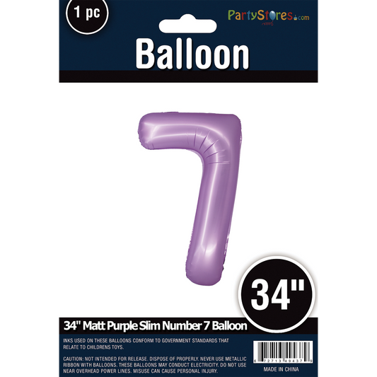 34" SLIM MATTE PURPLE  SHAPE 7