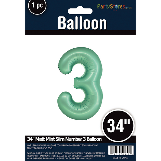 34" SLIM MATTE MINT  SHAPE  3