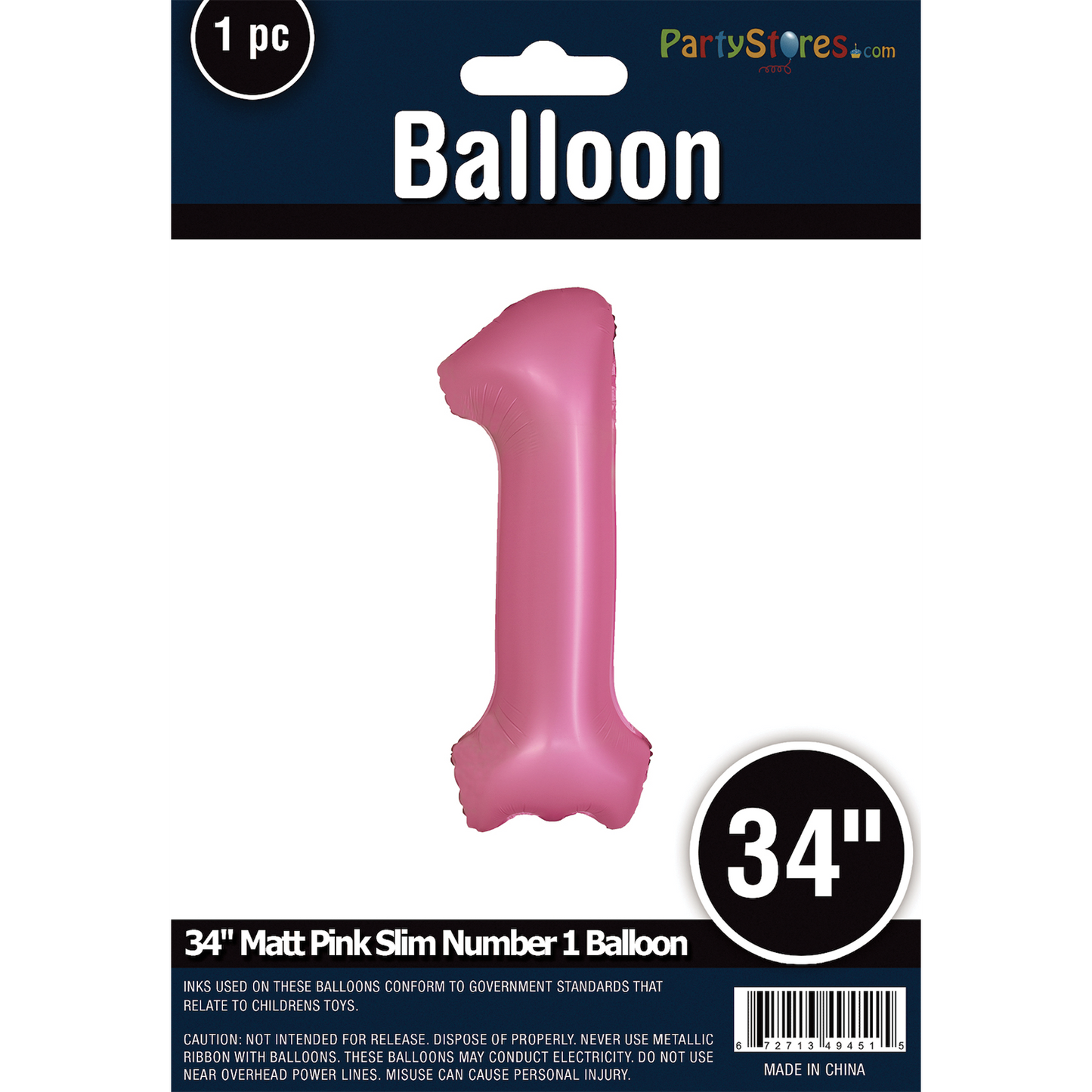 34" SLIM MATTE PINK SHAPE 1