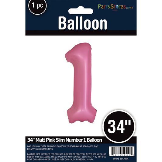 34" SLIM MATTE PINK SHAPE 1