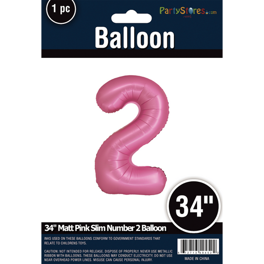 34" SLIM MATTE PINK SHAPE 2