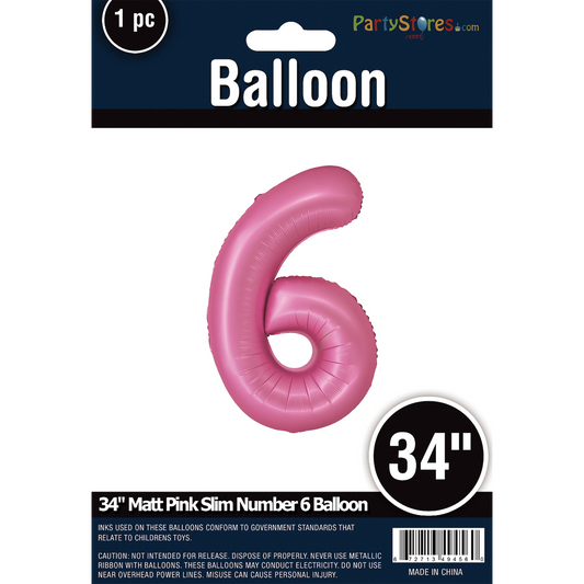 34" SLIM MATTE PINK SHAPE 6